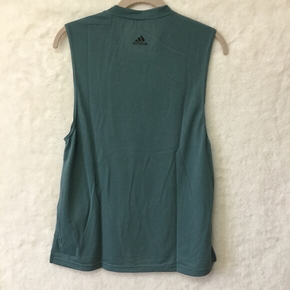 Adidas Raw Green Dash Tank Top - Picture 6 of 7